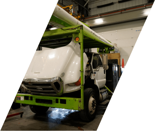 Truck repair in progress